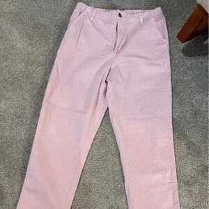High-Waisted Chino Pants